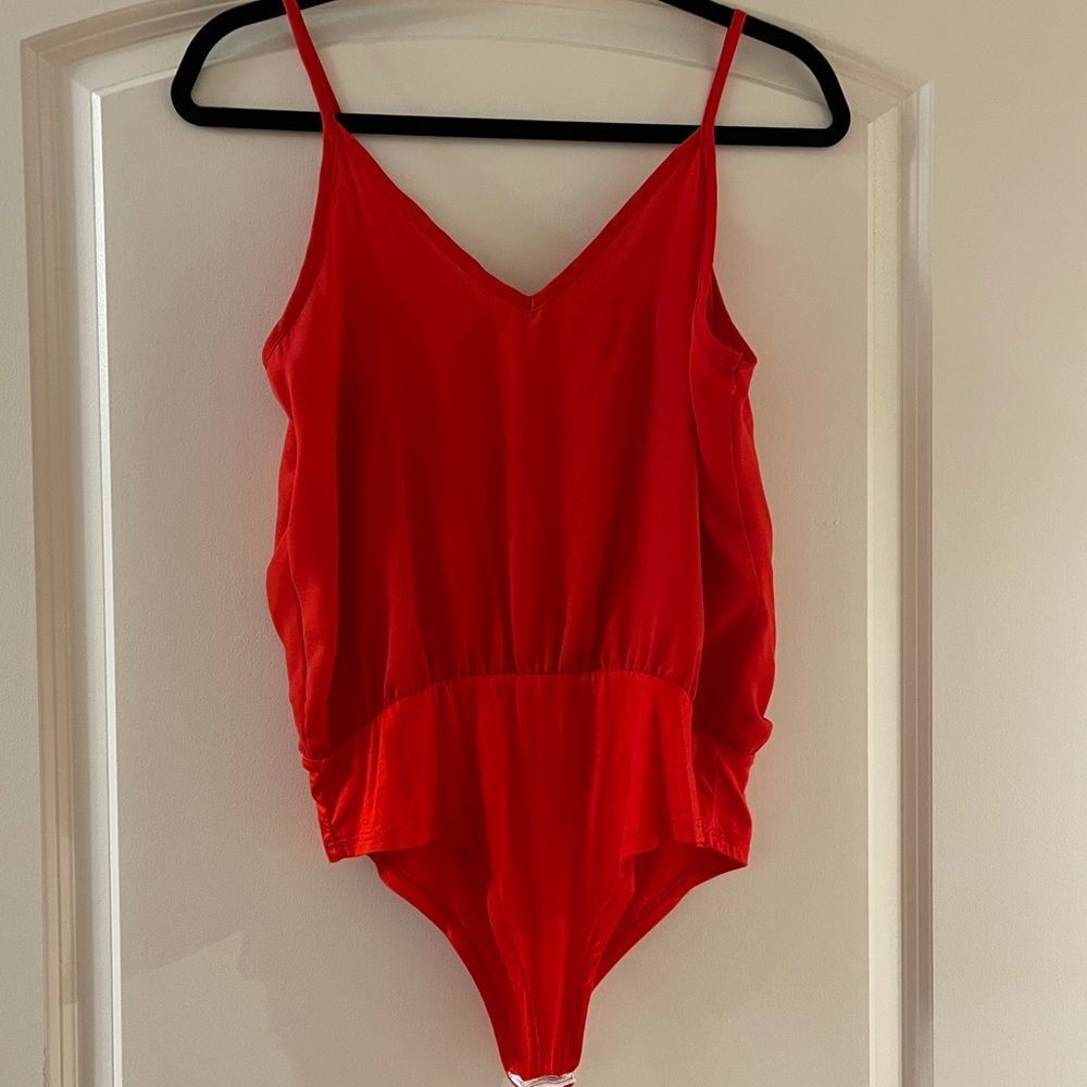 Red bodysuit